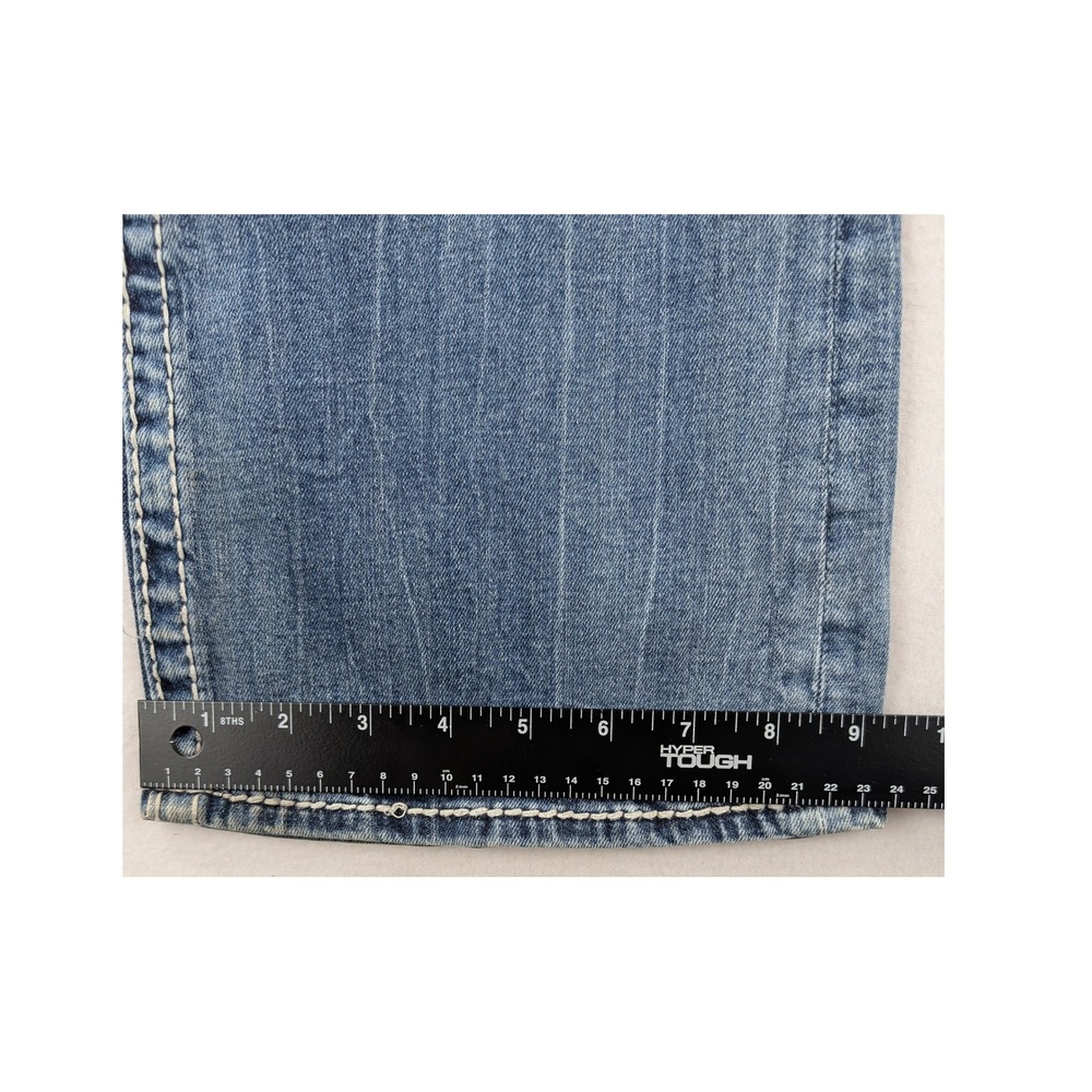 Vigoss The New York Bootcut Jeans Womens 13/14 Blue Embellished Stretch - Picture 9 of 9